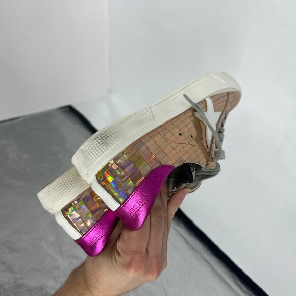 Golden Goose May sneakers. Disco iridescent gold. Size 39. - Picture 12 of 13